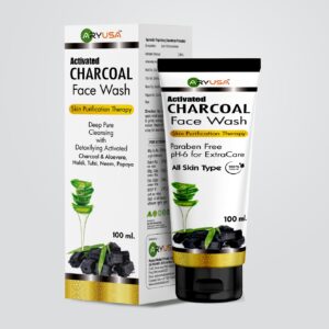 Best charcoal face wash for acne-prone skin | Charcol | Aryusa