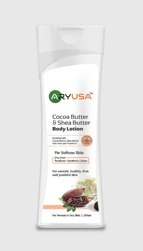 Natural cocoa shea body lotion | Cocoa Butter, lotion | Aryusaherbal