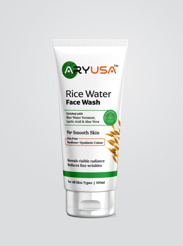 Natural Rice Water Facial Cleanser |Rice Water | Aryusaherbal