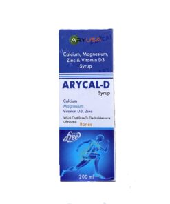 ARYCAL-D Calcium, Magnesium, Zinc & Vitamin D3 Syrup | 200ml